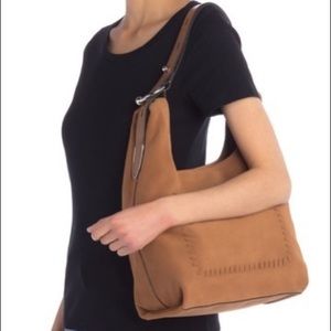Rebecca Minkoff Karlie Whipstitch Suede Hobo